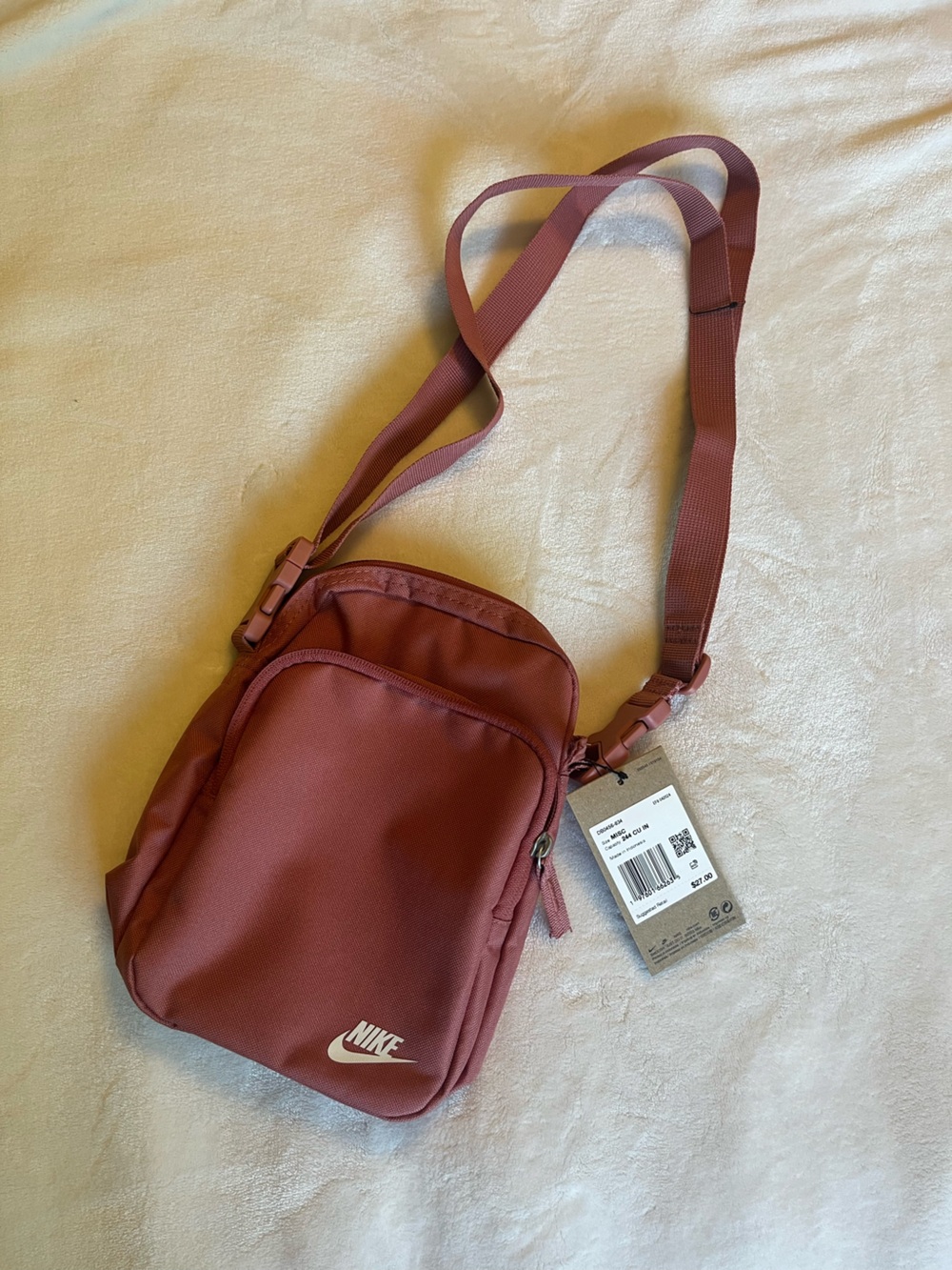 Nike Crossbody Bag in Dusty Rose